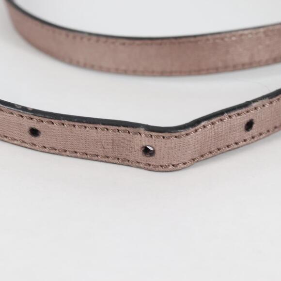 FENDI Chameleon Shoulder Bag Leather Pink Gold - Picture 8 of 14